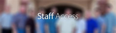 Staff Access .